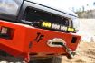 X6 10W Series 2D Amber White 22" Single Row LED Light Bar On Toyota 4runner