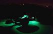 Green Rock Lights on a Jeep