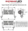 40" Super Stealth Combo Beam LED Light Bar -dimensions and sizes