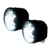 4" LED Fog Lights with LEDs Shining