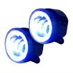 4" LED Fog Lights with Center and Halo Lights On