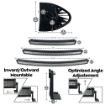 52" Curved Extreme Series Dual Row 500W Combo Beam LED Light Bar Measurements