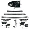 40" Curved Extreme Single Row 200W Combo Beam LED Light Bar Measurements
