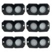 Dual LED Rock Light Kit - RGB 6 Pack