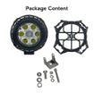 Pro Series 3" Round Pod Light with Cover- product content