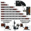 32" X6 Amber/White 180W Combo Beam LED Light Bar & Harness Kit