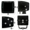 Flood Extreme Series 3" CREE LED Light Pod - Product Dimensions