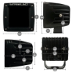 Spot Extreme Series 3" CREE LED Light Pod - Product Dimensions