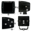 Spot Extreme Series 3" CREE LED Light Pod - Product Dimensions