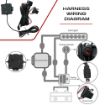 40" Extreme Series Dual Row Combo RGB Light Bar - Harness Diagram