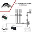 4-way splitter diagram