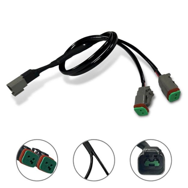 DT Wire Harness Splitter (1 Male, 2 Female) hero
