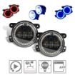 4" RGB LED Fog Light Kit with Adapters