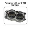 4" RGB fog lights