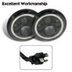 The RGB Halos on these headlights give you the option to shine bright white LEDs or choose from any color of the rainbow.