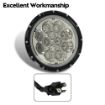 Arachnid 7" Round LED Headlight Kit with Adapters