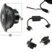7" Round LED Headlight Pair with High/Low Beam/DRL