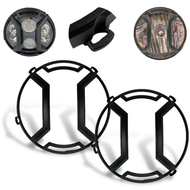 7" Headlight Cover Pair