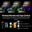 RGB Underglow LED Light Kit - 12 Pack - RGB Remote and App