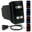 X6/X6S Dual Push Laser Engraved Rocker Switch with Wiring