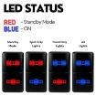 X6/X6S Dual Push Laser Engraved Rocker Switch with Wiring