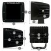 Flood Extreme Series 3" CREE LED Light Pod - Product Dimensions