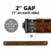 6" Lens Covers for Single Row LED Light Bars on our Extreme Series 6" Single Row- gap picture