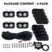 Dual LED RGB Rock Lights 4 Pack Kit