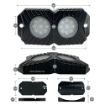 Dual LED RGB Rock Light Dimensions