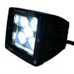 Extreme Stealth Dual Row Flood Beam 3" LED Light Pod Lights On