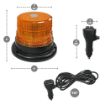Dimensions for a Emergency, security 4" LED Warning Flash Beacon for forklifts trucks and equipment
