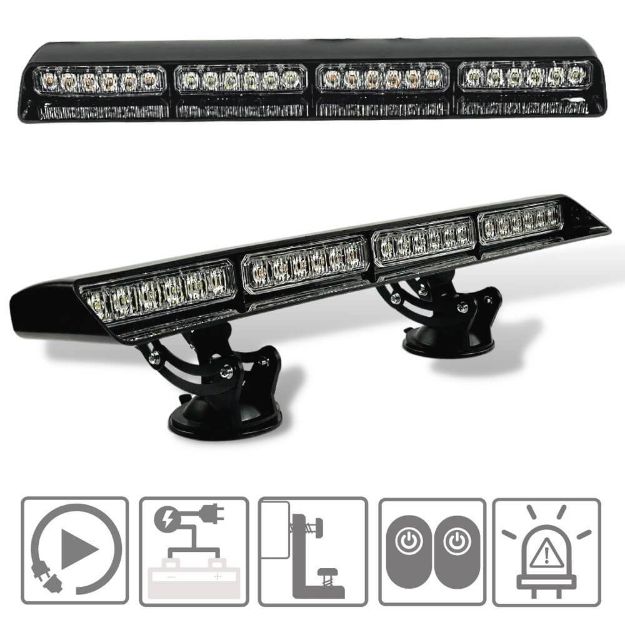 	Commercial bar lighting LED Amber and White Interior Warning Lights led lights for hazards and warnings