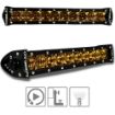 10" Extreme Single Row 50W Amber Flood Beam LED Light Bar - Hero