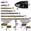 X1 Extreme Single Row 200W Amber Combo Beam LED Light Bar - Dims
