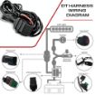 Waterproof Harness to Control 1 Light (DT) diagram