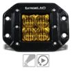Yellow Flood Flush Mount 3" LED Light Pod