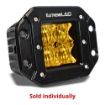 Yellow Flood Flush Mount 3" LED Light Pod