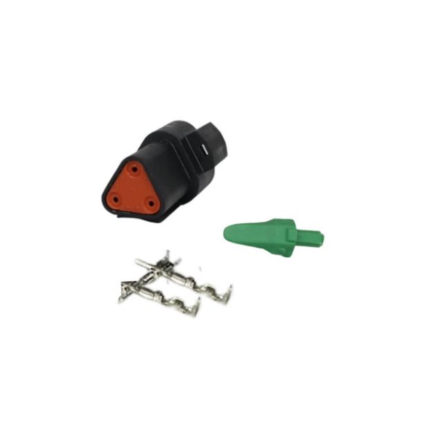 Dual Color Triangle Connector Parts - Male
