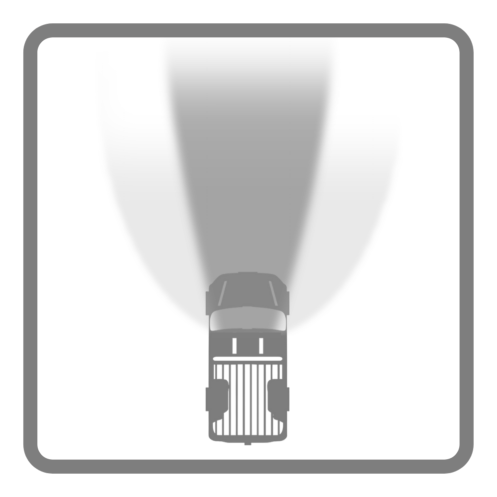 Combo light beam pattern