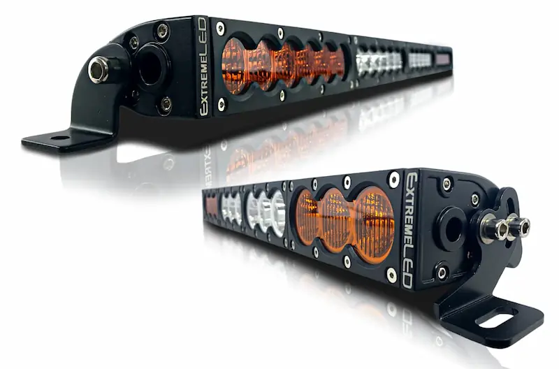 Extreme LED Amber and White LED Light Bar