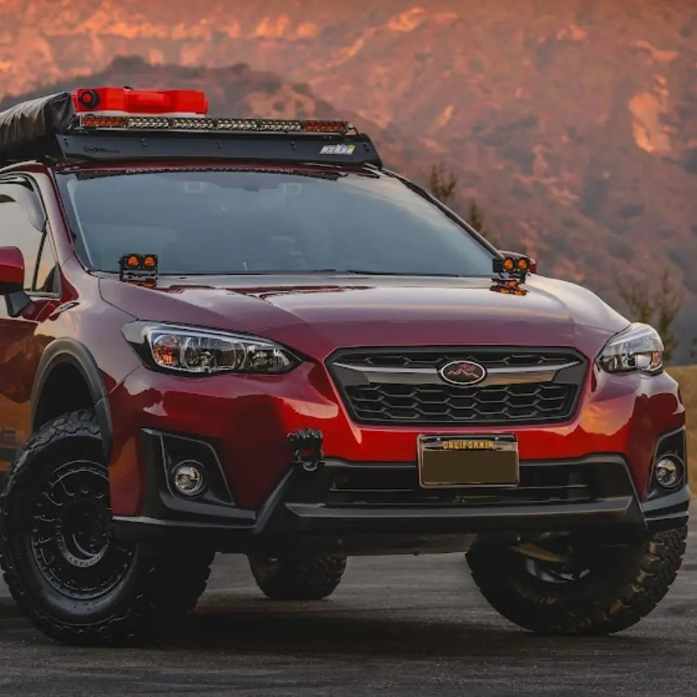 Ditch mounted stackerz on a Subaru