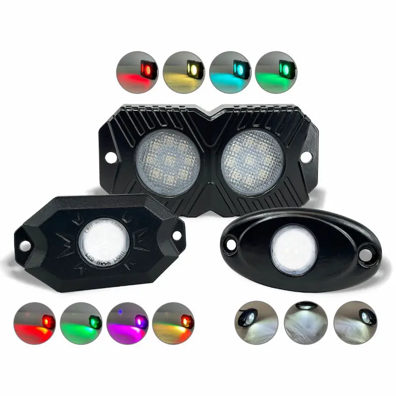 Extreme LED Rock Lights RGB and White