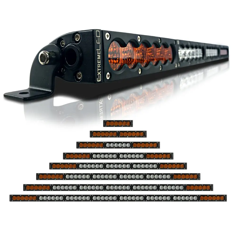Extreme LED Amber and White Lightbar