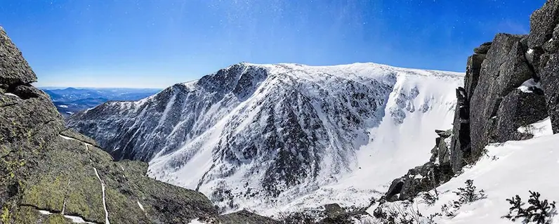white mountains new hampshire winter trails