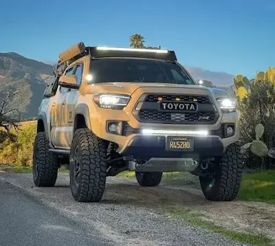 tacoma led lightbar install