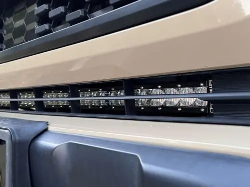 Extreme LED 30 inch Single Row in bumper grille